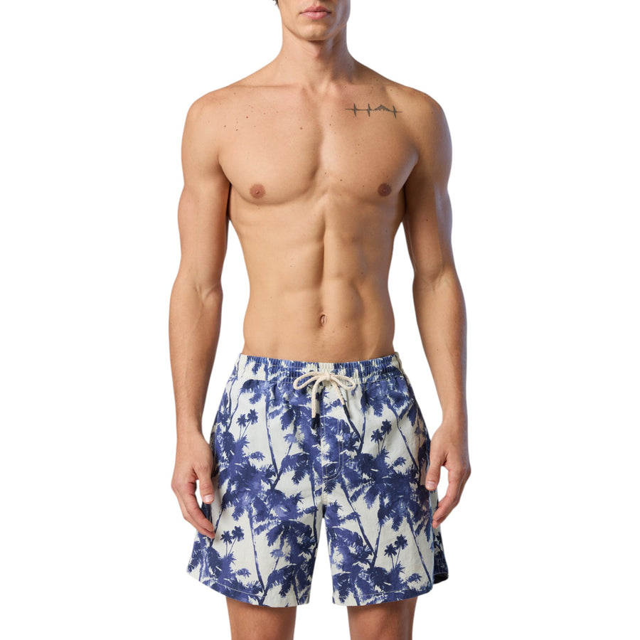 Boxer uomo mare con stampa washed