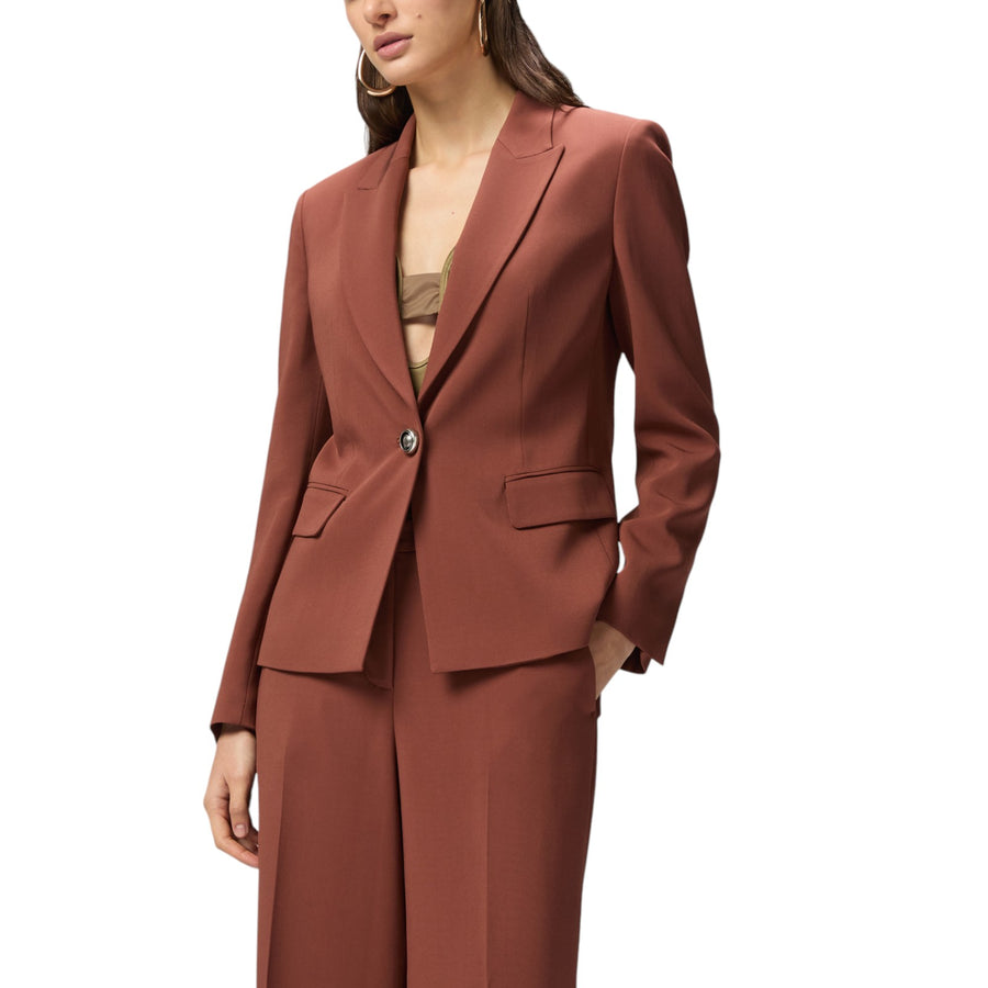 Blazer donna in cady monopetto