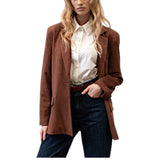 Giacca donna in suede