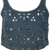 Pinko Top Donna THORA TOP SANGALLO LASERED
