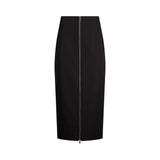 Gonna donna lunga con zip