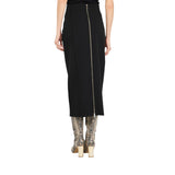 Gonna donna lunga con zip