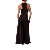 Abito donna lungo con cut-out