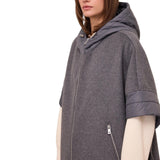 Cappotto donna con cappuccio