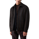 Giacca uomo tartan in misto lana