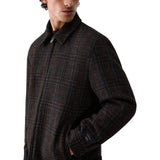 Giacca uomo tartan in misto lana