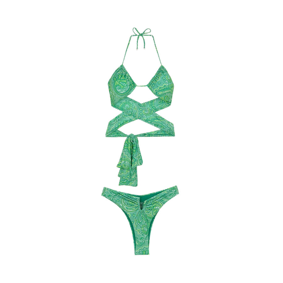 Bikini triangolo e slip americano fisso sunrise donna