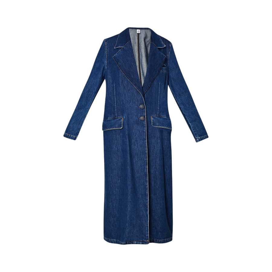 Cappotto donna in denim