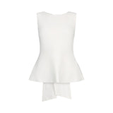 Top donna con fiocco dietro
