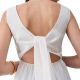 Top donna con fiocco dietro