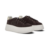 Sneakers donna platform in suede