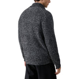 Maglia uomo in bouclé con zip