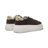 Sneakers donna platform in suede