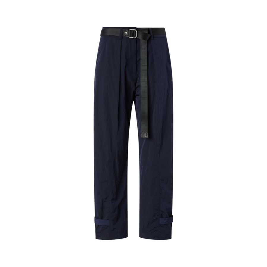 Pantaloni donna loose fit con cintura annodata