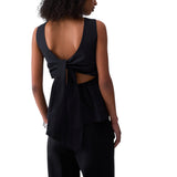 Top donna con fiocco dietro