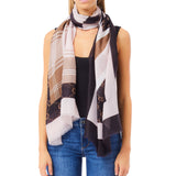 Stola donna con stampa check