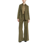 Pantalone donna in velluto