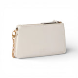 Borsa a tracolla Mini Double Bag piccola in pelle con tracolla