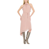 Abito donna elegante con rouches