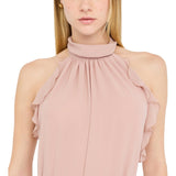 Abito donna elegante con rouches