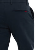 Pantaloni uomo chino in raso con risvolto