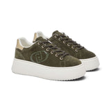 Sneakers donna platform in suede