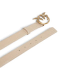 Cintura donna in pelle da 3 cm con fibbia Love Birds
