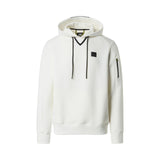 Felpa uomo hoodie in piquet scuba