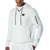 Felpa uomo hoodie in piquet scuba