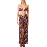 Gonna donna  lunga hypnotic zebra