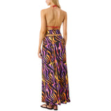 Gonna donna  lunga hypnotic zebra