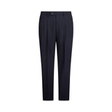 Pantaloni uomo in lana con pinces