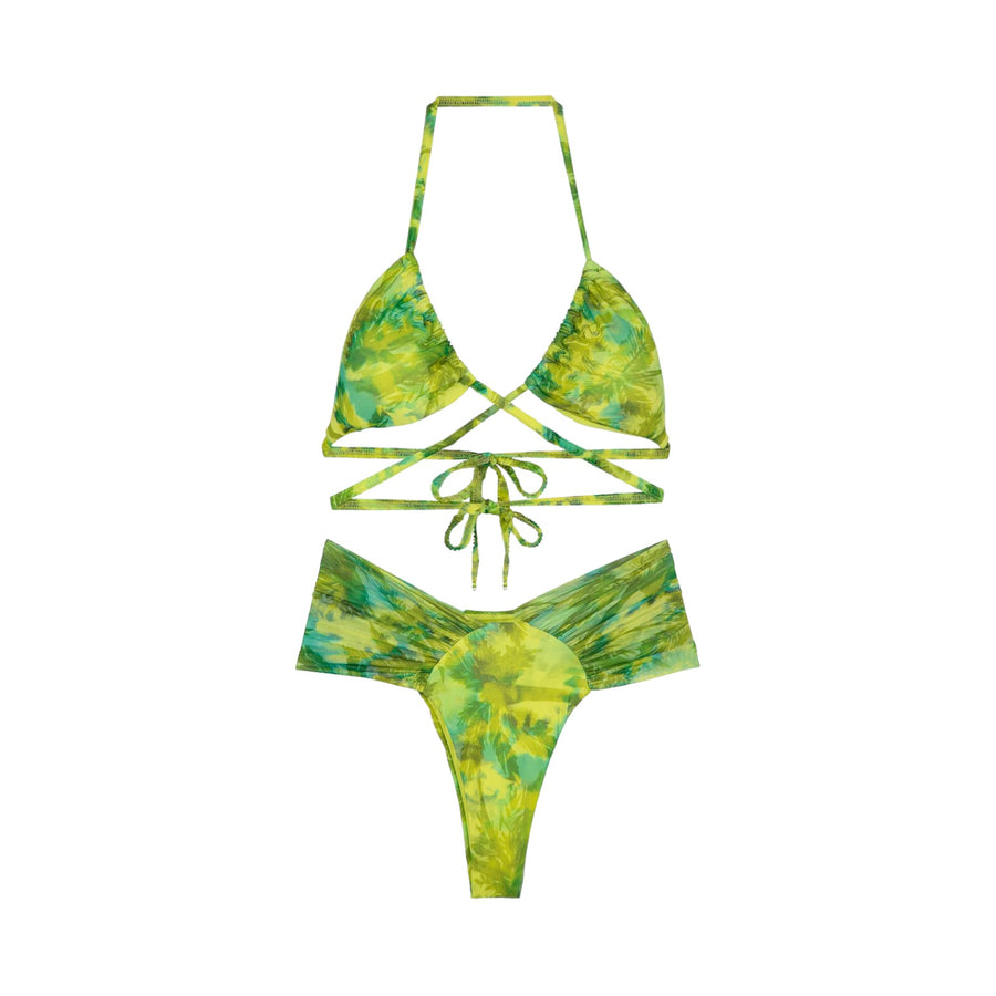 Bikini triangolo e slip brasiliano fisso sundown donna