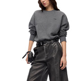 Maglia donna in felpa full strass