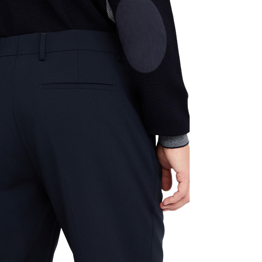 Pantaloni uomo in lana con pinces