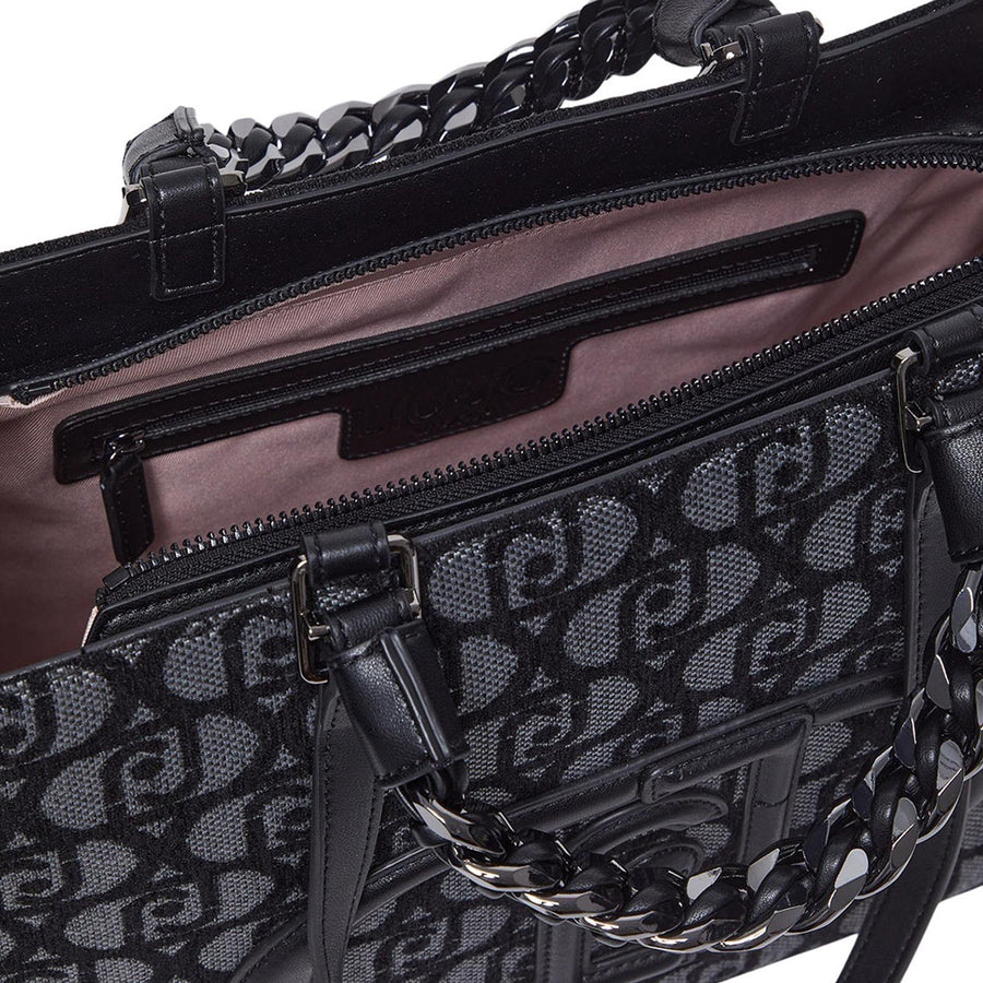 Shopping donna bag jacquard