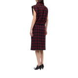 Gilet donna in tweed a quadri