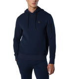 Felpa uomo hoodie in piquet scuba