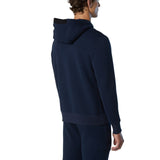 Felpa uomo hoodie in piquet scuba