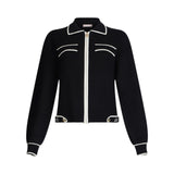 Cardigan donna con zip