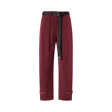 Pantaloni donna loose fit con cintura annodata