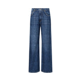 Jeans donna straight con strass