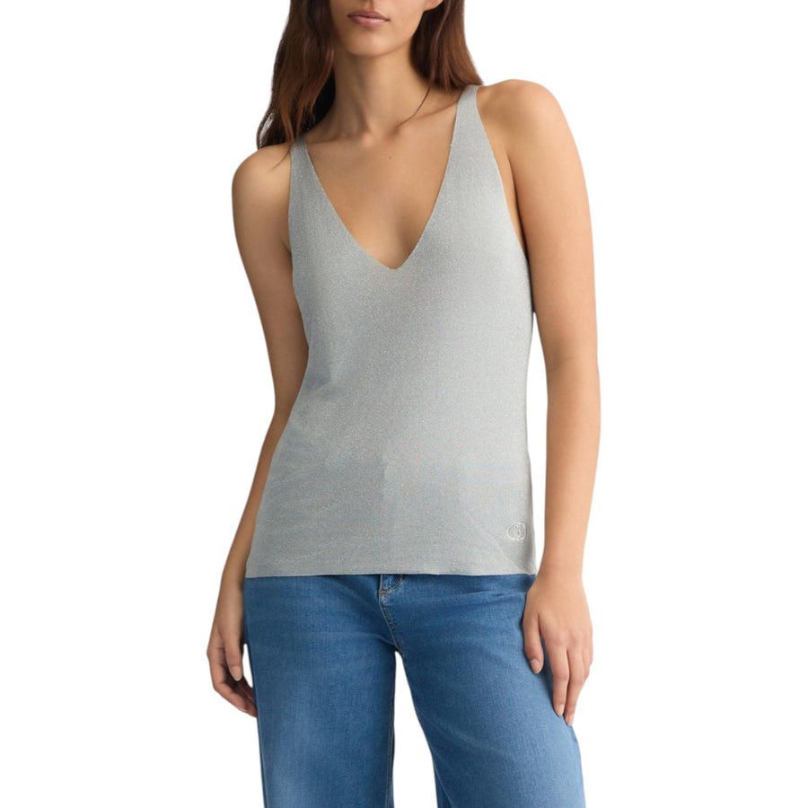 Top donna in maglia lurex®