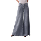 Jeans donna super flare a vita alta