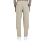 Pantaloni uomo in lana con pinces