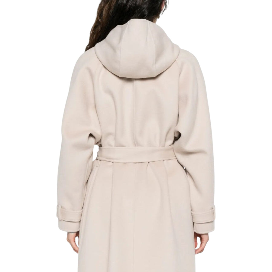 Cappotto donna Pinko con cappuccio e cintura