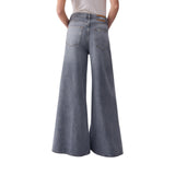 Jeans donna super flare a vita alta