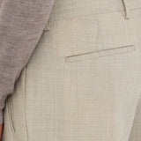 Pantaloni uomo in lana con pinces