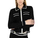 Cardigan donna con zip