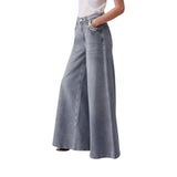 Jeans donna super flare a vita alta